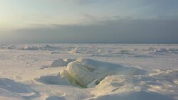 Russia's Wintry Spell: Captured by Drone Over Enchanted Landscapes Stock Footage