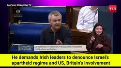Harshest criticism against Netanyahu by Irish politician in parliament, Richard Boyd calls Israel PM "butcher" News Clip