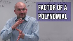Is it a factor or not? Polynomial Style Instructional Video