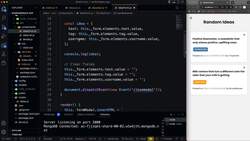 Modern JavaScript from the Beginning - Second Edition - Create Idea through Form Instructional Video