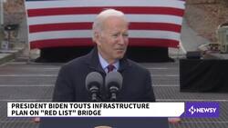 Pres. Biden Touts Infrastructure Bill At Snowy, Rusty Bridge In NH News Clip
