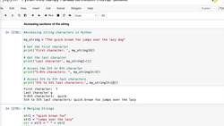 Practical Data Science using Python - Python String Operations Instructional Video