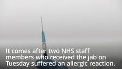 People with history of allergic reactions warned against getting vaccine News Clip