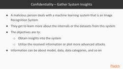Explain the privacy issues raised by artificial intelligence systems : Confidentiality, Availability, and Integrity Attacks Instructional Video