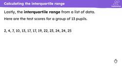 Interquartile range Instructional Video
