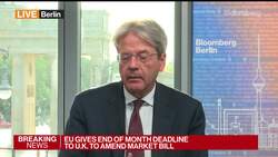 U.K. Needs to Reestablish Trust With EU, Gentiloni Says News Clip