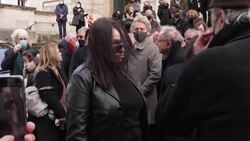 CLEAN : Funeral of late French director Beineix held in Paris News Clip