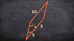 Find the area of a parallelogram using special right triangles Instructional Video