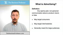 The Power of Advertising: Reaching Mass Audiences Instructional Video