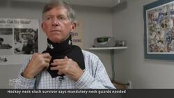 Hockey neck guards should be mandatory, former player says News Clip