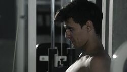 Bodybuilder workout Stock Footage