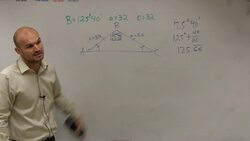 When given a triangle of SAS use law of cosines to find the remaining parts Instructional Video