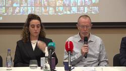 Families of Israeli hostages speak to media in Dublin News Clip
