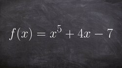 Determine When a Function is Even or Odd Instructional Video
