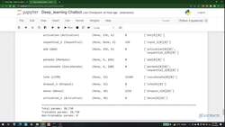 Advanced Chatbots with Deep Learning and Python - Model Completion Instructional Video