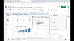 How to Copy and Paste a Chart to Docs from Google Sheets Instructional Video