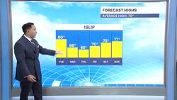 Fall temperatures arrive midweek on Long Island News Clip