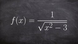 Finding the inverse of a rational function with a root as a denominator Instructional Video
