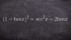 Verifying an identify by expanding an expression Instructional Video