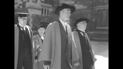 US Secretary of State Dean Acheson receives an honorary degree at Oxford University News Clip