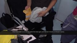 Group of protesters allow Sky News access to their preparations... News Clip