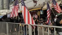 Pro democracy march in Hong Kong News Clip