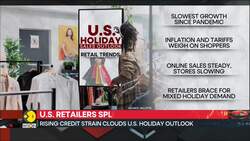 U.S.: Holiday Sales Growth Loses Festive Spark News Clip