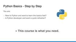 Practical Python: Learn Python Basics Step by Step- Python 3 - Welcome! Instructional Video