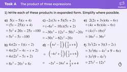 The product of three binomials Instructional Video