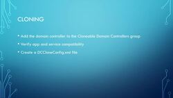 Active Directory with Windows Server 2016 - DC Cloning Instructional Video