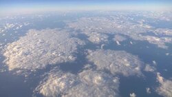 Flight above the clouds in 4k Stock Footage