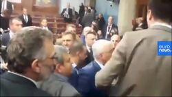 Parliamentary punch-up as Montenegro passes controversial religious law News Clip