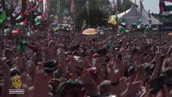 Glastonbury erupts in pro-Palestine chants as artists slam Israel over Gaza war crimes News Clip