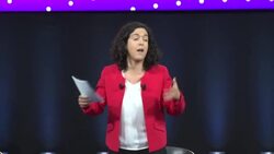 CLEAN : French far-left candidate Mélenchon holds rally near Paris News Clip