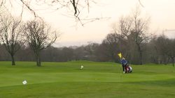Golfer on the Holywood Golf Club course News Clip