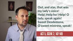 Shakespeare's Othello: Act 5, Scene 2 Analysis Instructional Video