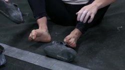 Shauna Coxsey Rock Climbing Training Slow Motion News Clip