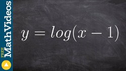 Learn how to determine the limit of a logarithmic function Instructional Video