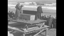 Magician Lester Lake performs trick at Hampton Beach, NH News Clip