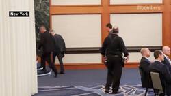 Climate Protesters Interrupt Powell Speech in New York News Clip