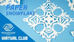 DIY Winter Craft Project: How To Make A Paper Snowflake Instructional Video