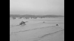 Harvard triumphs over its longtime rival at the 1936 Harvard-Yale Regatta rowing competition News Clip