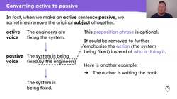 Using the active and passive voice Instructional Video