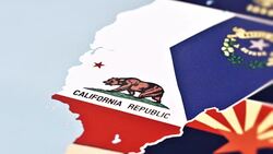 California from USA States Stock Footage