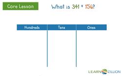 Adding 2-3 Digit Numbers Using Base 10 Blocks Instructional Video