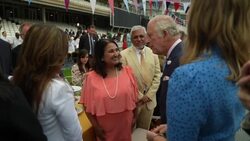 Charles and Camilla attend the Big Jubilee Lunch News Clip