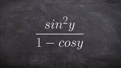 Simplifying trigonometric identities Instructional Video