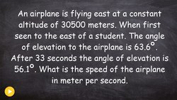 Exam Review Solve word problem with changing angle Instructional Video