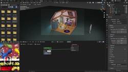 Mastering the Art of Isometric Room Design in Blender 3 - Rendering Image in Blender Instructional Video