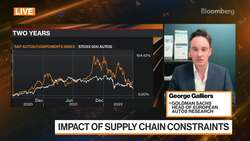 Goldman Sachs' Galliers on Auto Sector Outlook News Clip
